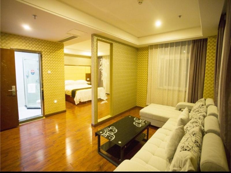 Greentree Inn Anhui Fuyang Yijing International North Door Busniess Hotel 외부 사진