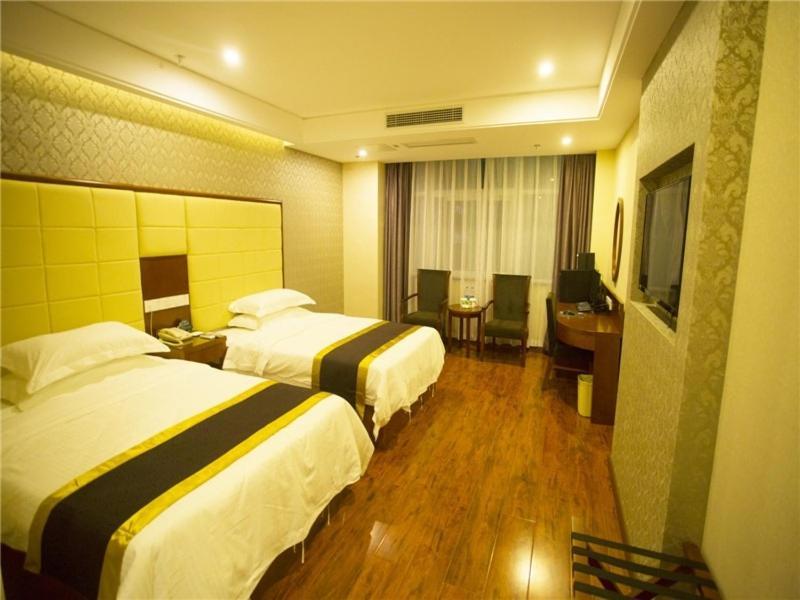 Greentree Inn Anhui Fuyang Yijing International North Door Busniess Hotel 외부 사진